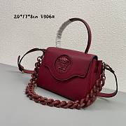 Versace LaMedusa dark red  V306# bag -20*17*8cm - 4