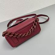 Versace LaMedusa dark red  V306# bag -20*17*8cm - 2