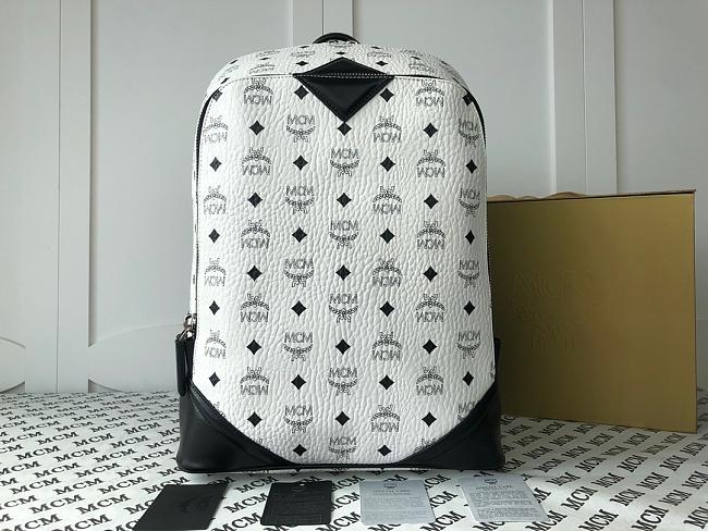 MCM backpack white -42*30.5*18.5cm - 1