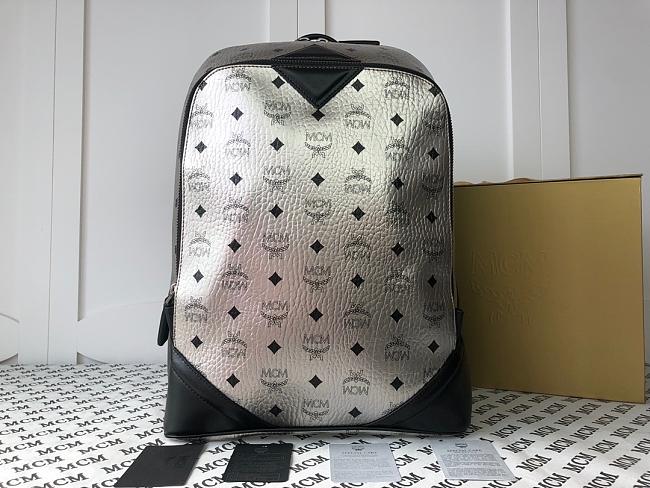 MCM backpack silver -42*30.5*18.5cm - 1