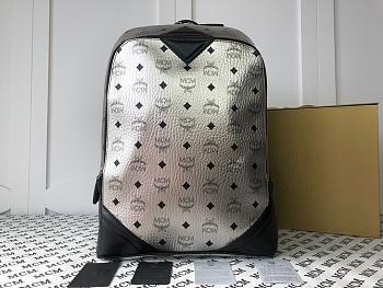 MCM backpack silver -42*30.5*18.5cm