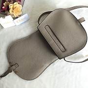 Chloé Marcie Small Saddle Bag gray - 5