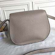 Chloé Marcie Small Saddle Bag gray - 3