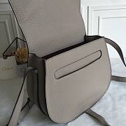 Chloé Marcie Small Saddle Bag gray - 4