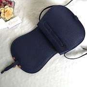 Chloé Marcie Small Saddle Bag dark blue - 4