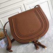 Chloé Marcie Small Saddle Bag brown - 1