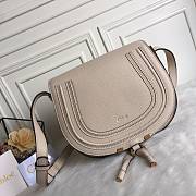 Chloé Marcie Small Saddle Bag dark  Off-white - 1