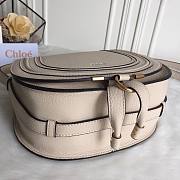 Chloé Marcie Small Saddle Bag dark  Off-white - 4