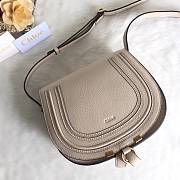 Chloé Marcie Small Saddle Bag dark  Off-white - 3