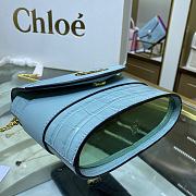 Chloe Aby lock bag blue - 6