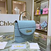 Chloe Aby lock bag blue - 3