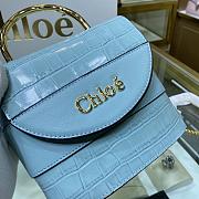 Chloe Aby lock bag blue - 2