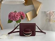 Chloe Kattie bag  wine red-19.5*14.5*7cm - 1