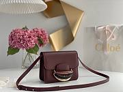 Chloe Kattie bag  wine red-19.5*14.5*7cm - 3