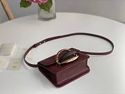 Chloe Kattie bag  wine red-19.5*14.5*7cm - 4