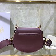 Chloe crossbody bag wine red-26*22*8cm - 5