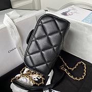 Chanel Cosmetic bag AS3973B black -12.5x15x8cm  - 5