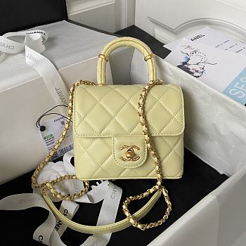 Chanel Handbag AS4035A yellow -15x15.5x7.5cm