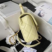 Chanel Handbag AS4035A yellow -15x15.5x7.5cm - 4