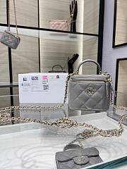 Chanel Cosmetic box AP2198YA silver gray-11x8.5x7cm USD 320.00  - 1