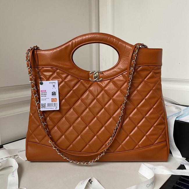 Chanel Handbag AS1010A orange-35x39x8cm  - 1