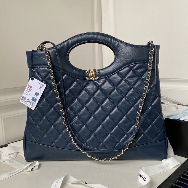 Chanel Handbag AS1010A dark blue-35x39x8cm  - 1