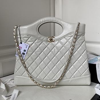 Chanel Handbag AS1010A gray-35x39x8cm