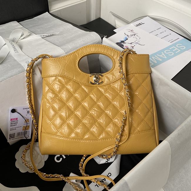 Chanel Handbag AS4133A yellow-22x23x5.5cm - 1