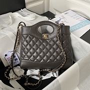 Chanel Handbag AS4133A dark gray-22x23x5.5cm - 1