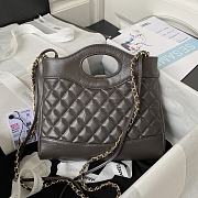 Chanel Handbag AS4133A dark gray-22x23x5.5cm - 5