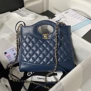 Chanel Handbag AS4133A dark blue-22x23x5.5cm - 1