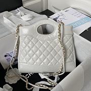 Chanel Handbag AS4133A white-22x23x5.5cm - 5