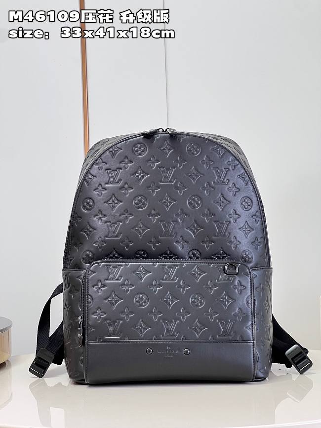 LV Monogram Shadow embossed bag-33*41*18CM - 1