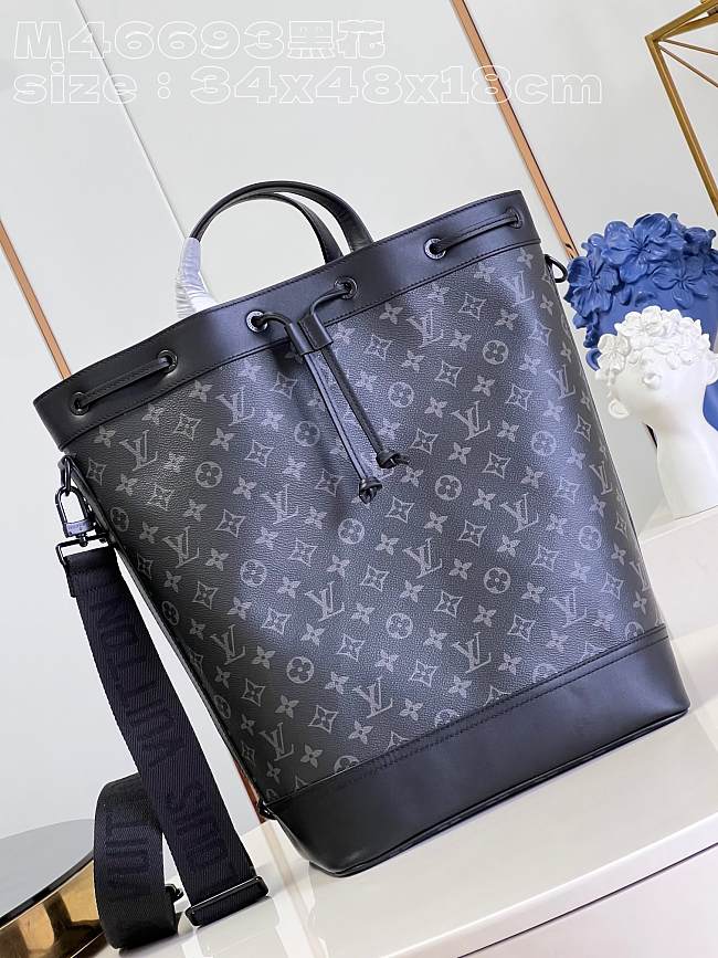 LV M46693 Monogram Eclipse bag-34*48*18cm - 1