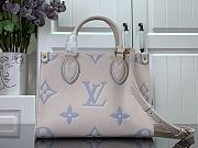 LV Onthego mini M45653 blue-25x19x11.5cm - 1