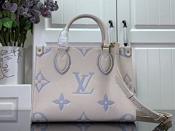 LV Onthego mini M45653 blue-25x19x11.5cm