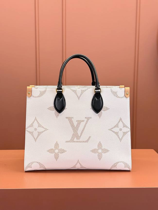 LV ONTHEGO bag white-35*27*14CM - 1