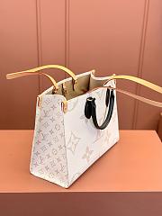 LV ONTHEGO bag white-35*27*14CM - 5