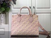 LV ONTHEGO PM M46168 pink-25x19x11.5cm - 1