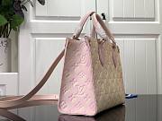 LV ONTHEGO PM M46168 pink-25x19x11.5cm - 4