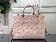 LV ONTHEGO PM M46168 pink-25x19x11.5cm - 2