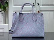 LV ONTHEGO PM M46168 Purple-25x19x11.5cm - 3