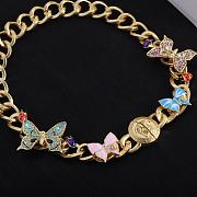 Versace gold butterfly bracelet - 1