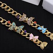 Versace gold butterfly bracelet - 2