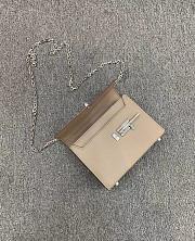 Hermès Verrou latch bag gray 17cm  - 2