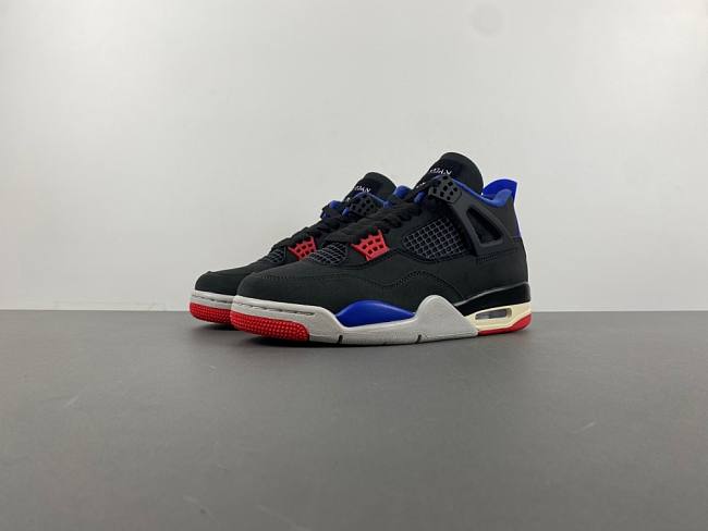 Air Jordan 4 “Rare Air” Black Blue Red FV5029-003 - 1