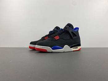 Air Jordan 4 “Rare Air” Black Blue Red FV5029-003