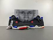 Air Jordan 4 “Rare Air” Black Blue Red FV5029-003 - 3