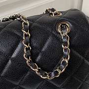 Chanel classic calfskin black bag 30CM - 2