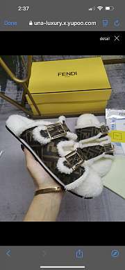 Fendi wool slippers  brown - 5